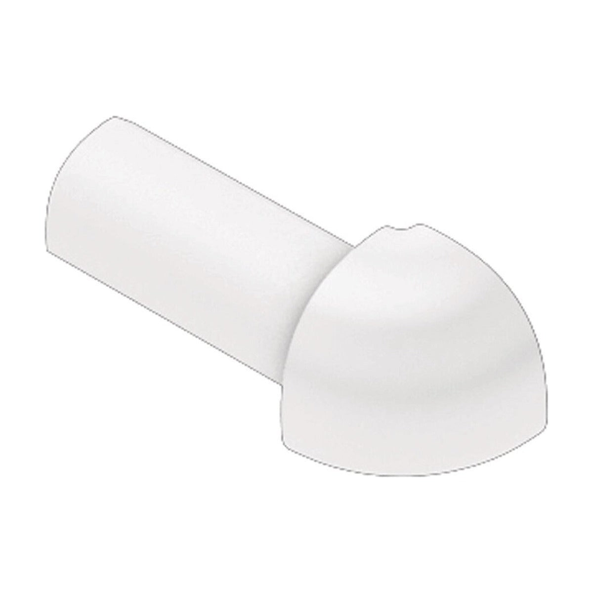 Schluter® RONDEC Corners for PVC Profiles, Bright White