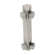 Schluter® RONDEC-CT Corners for Anodized Aluminum Profiles, Satin Nickel