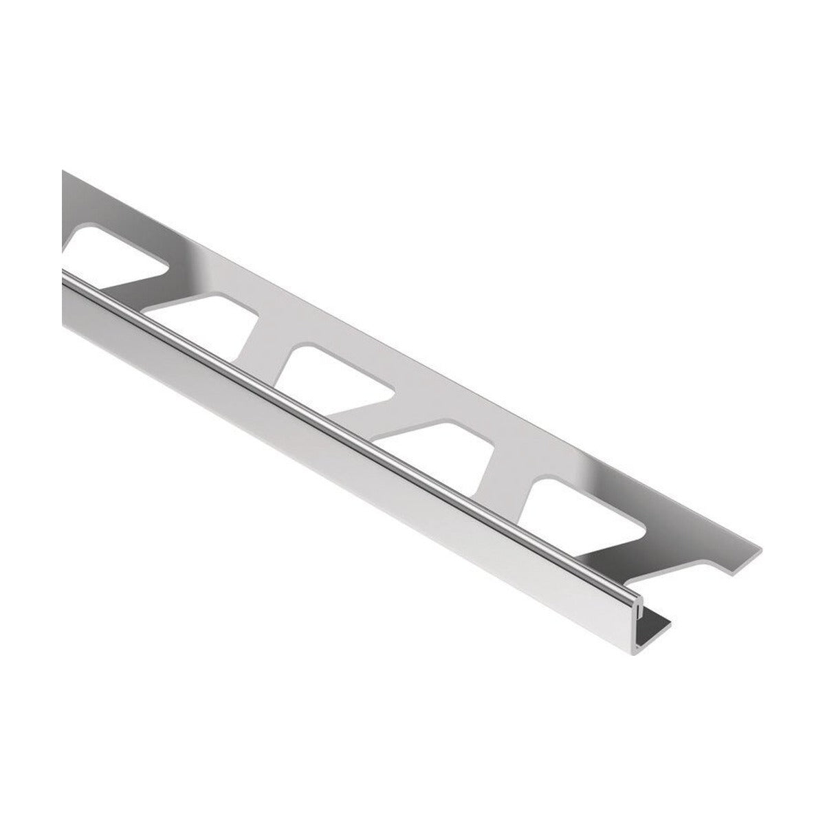 Schluter® SCHIENE Edge Trim, Stainless Steel, Stainless Steel