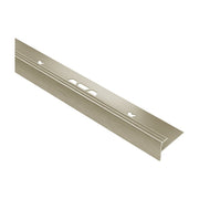 Schluter® VINPRO-STEP Profile, Anodized Aluminum, Brushed Nickel