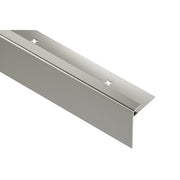 Schluter® VINPRO-STEP-R Profile, Anodized Aluminum, Brushed Nickel