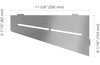 Schluter® SHELF QUADRILAT CORNER PURE Brushed Stainless Steel