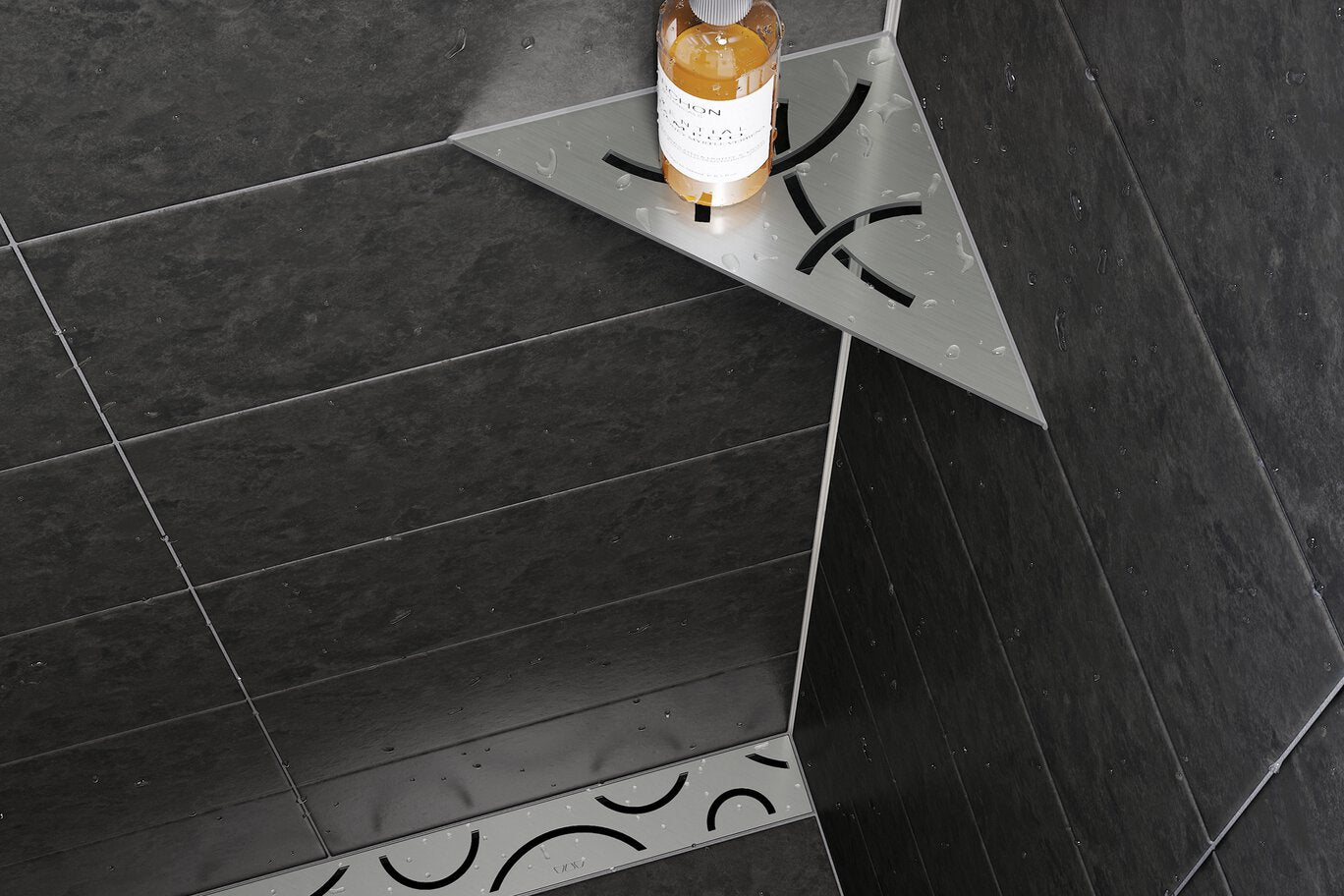 Schluter® SHELF PENTAGONAL CORNER SQUARE