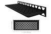 Schluter® SHELF RECTANGULAR WALL FLORAL Matte Black
