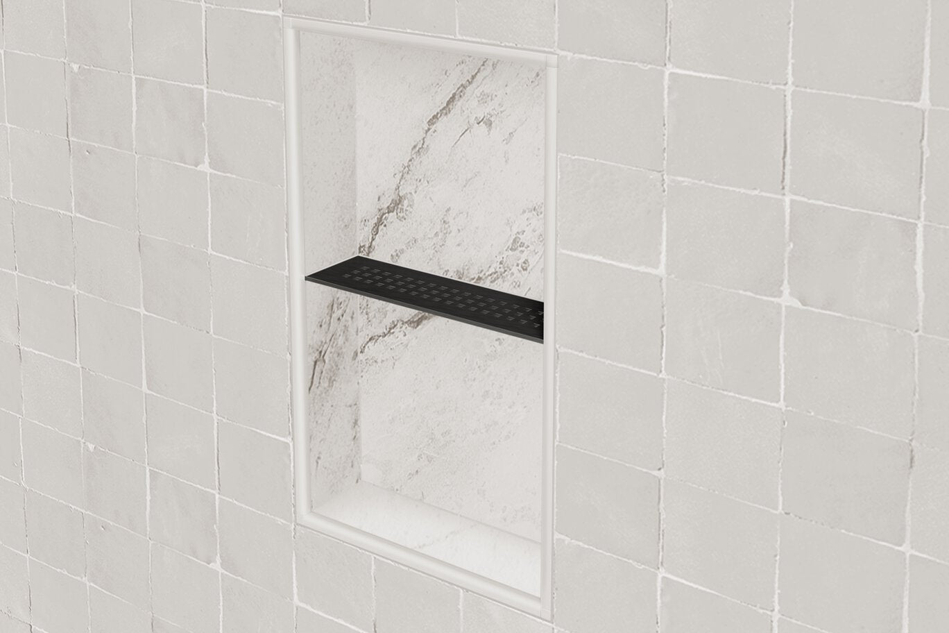 Schluter® SHELF RECTANGULAR NICHE PURE