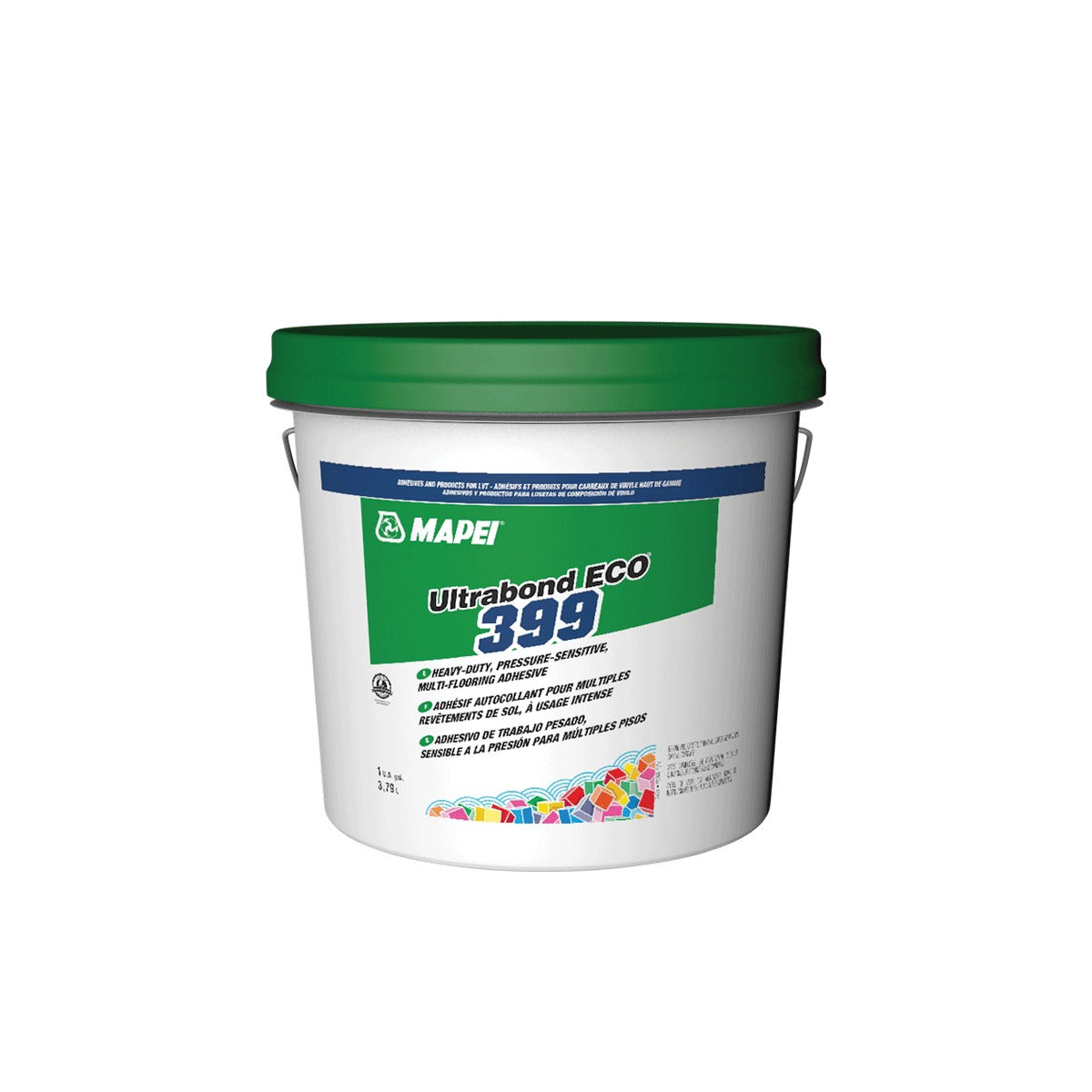 MAPEI® ECO 399 PSA Heavy-Duty, Pressure-Sensitive, Multi-Flooring Adhesive