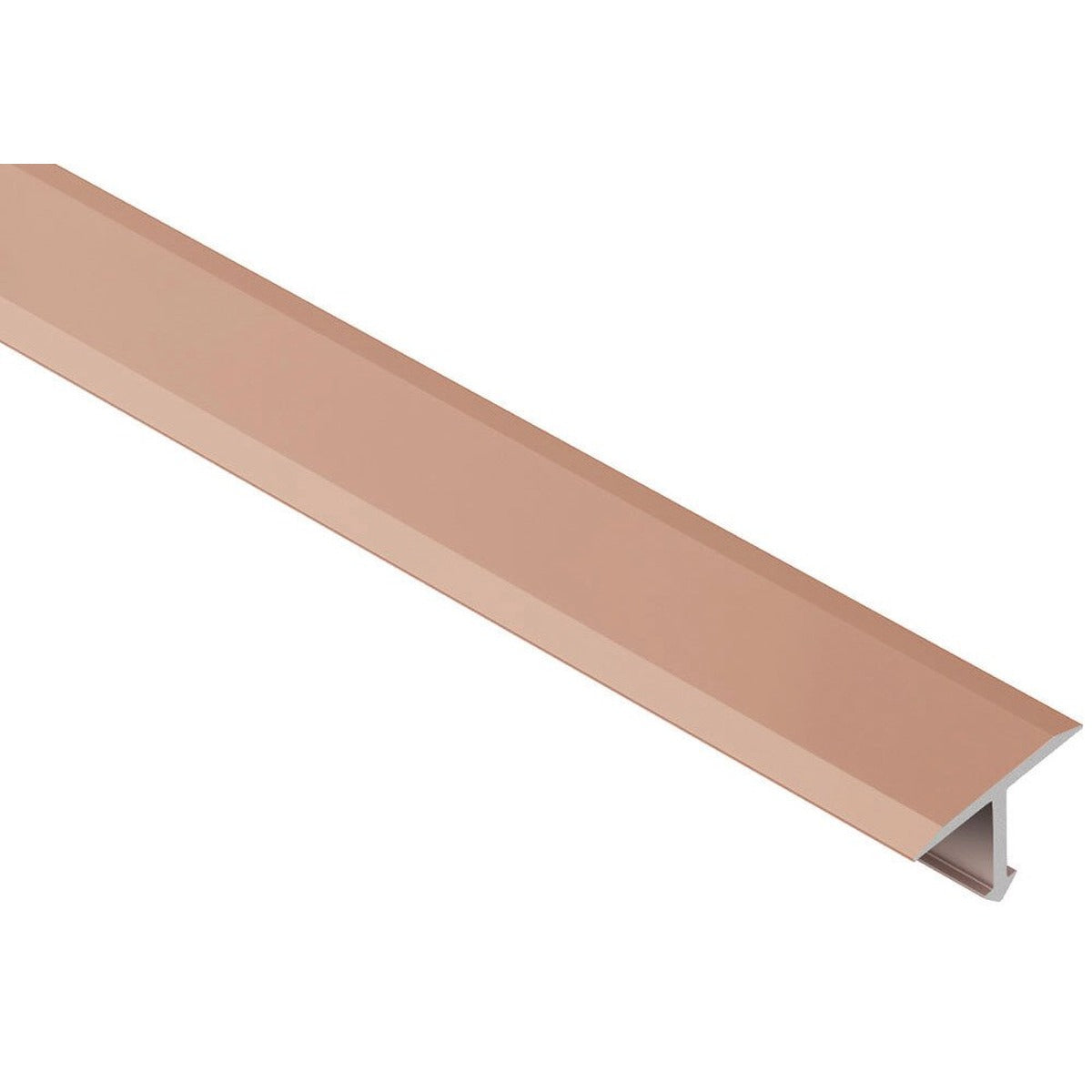 Schluter® RENO-T Transition, Anodized Aluminum, Satin Copper