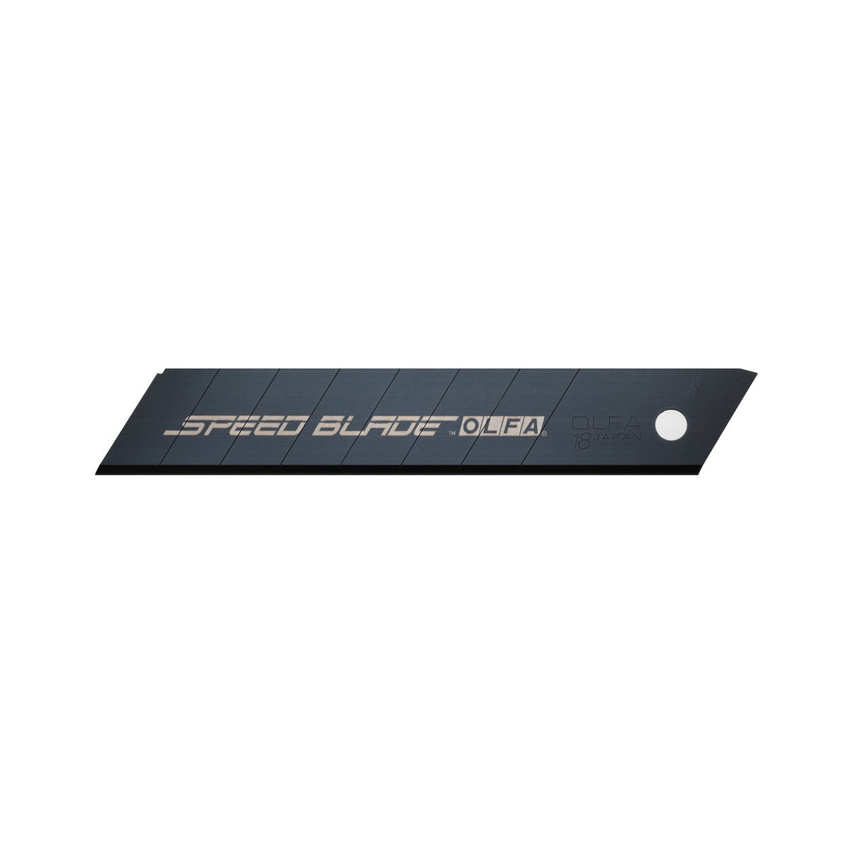 OLFA 18mm Ultra-Sharp Black Speed Blade Snap-Off Blades (LFB-10B, 10-Pack)