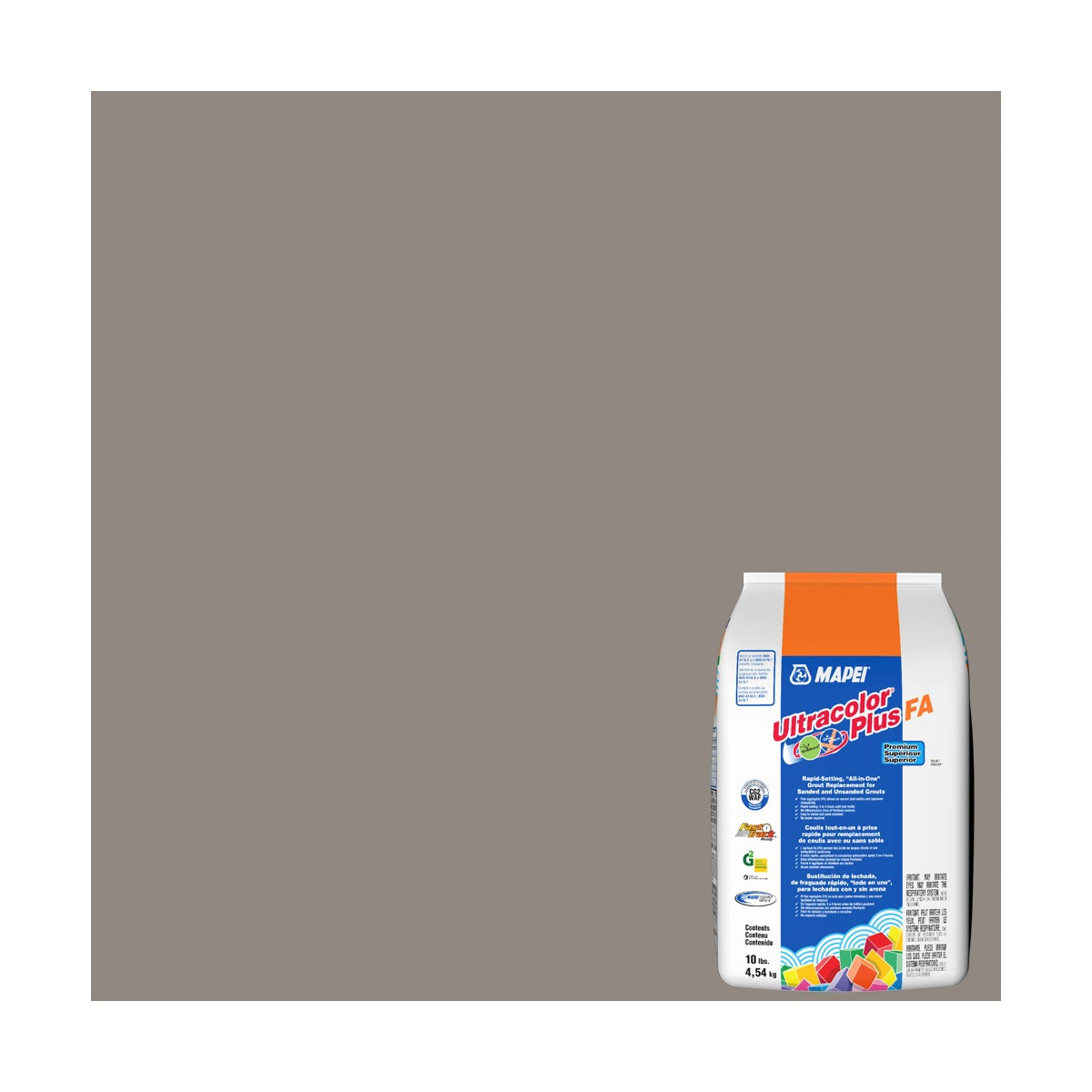 Mapei Ultracolor Plus FA #5002 Pewter 10 lb