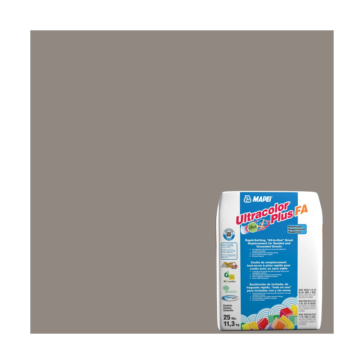 Mapei Ultracolor Plus FA #5002 Pewter 25 lb