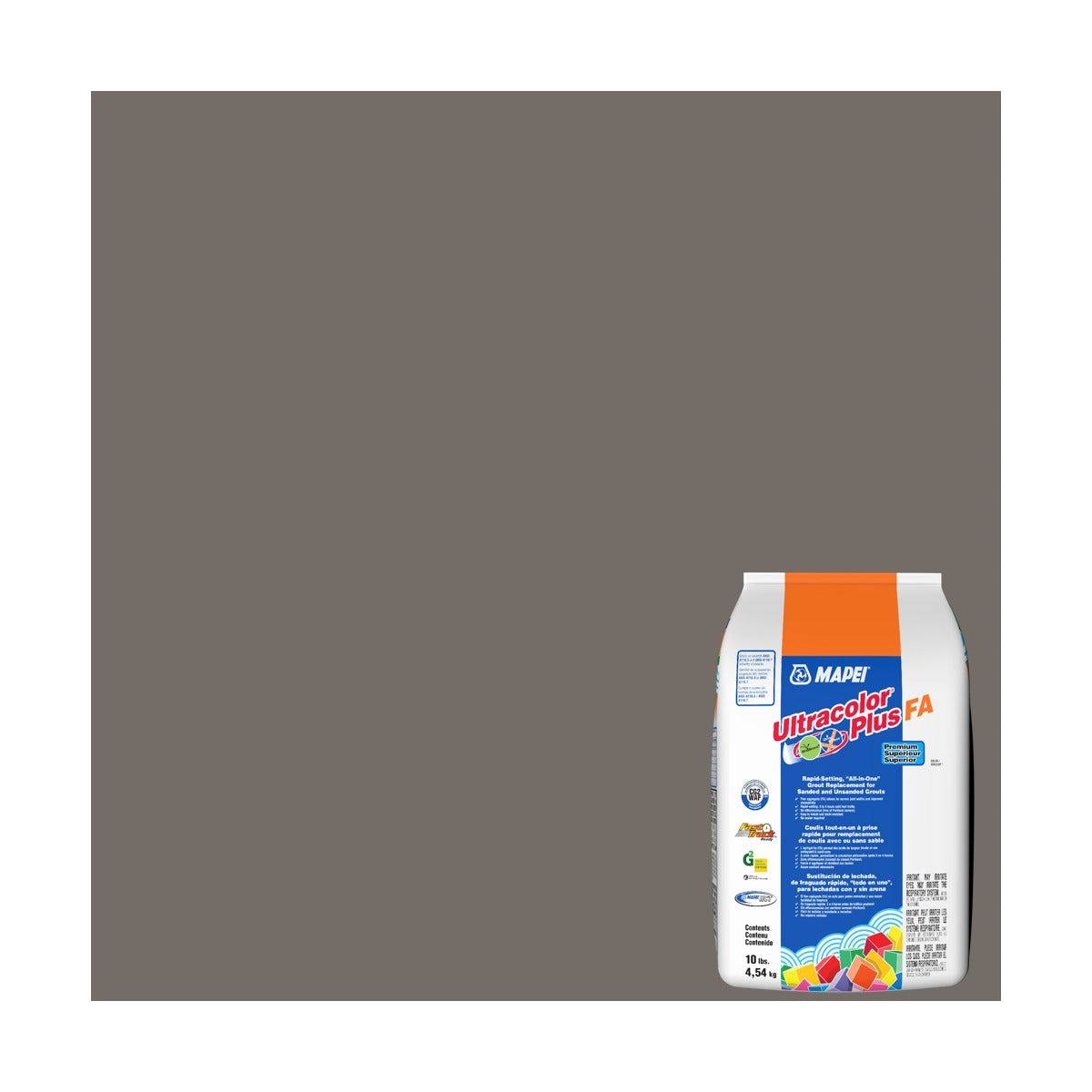 Mapei Ultracolor Plus FA #5009 Gray 10 lb
