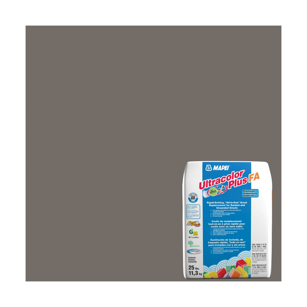 Mapei Ultracolor Plus FA #5009 Gray 25 lb