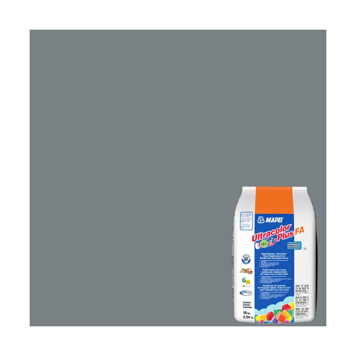Mapei Ultracolor Plus FA #5019 Pearl Gray 10 lb