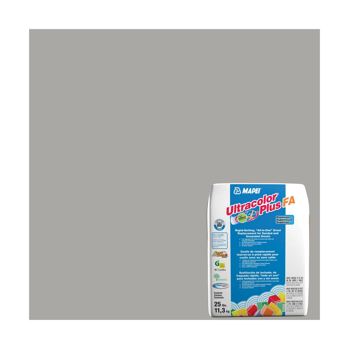 Mapei Ultracolor Plus FA #5027 Silver 25 lb