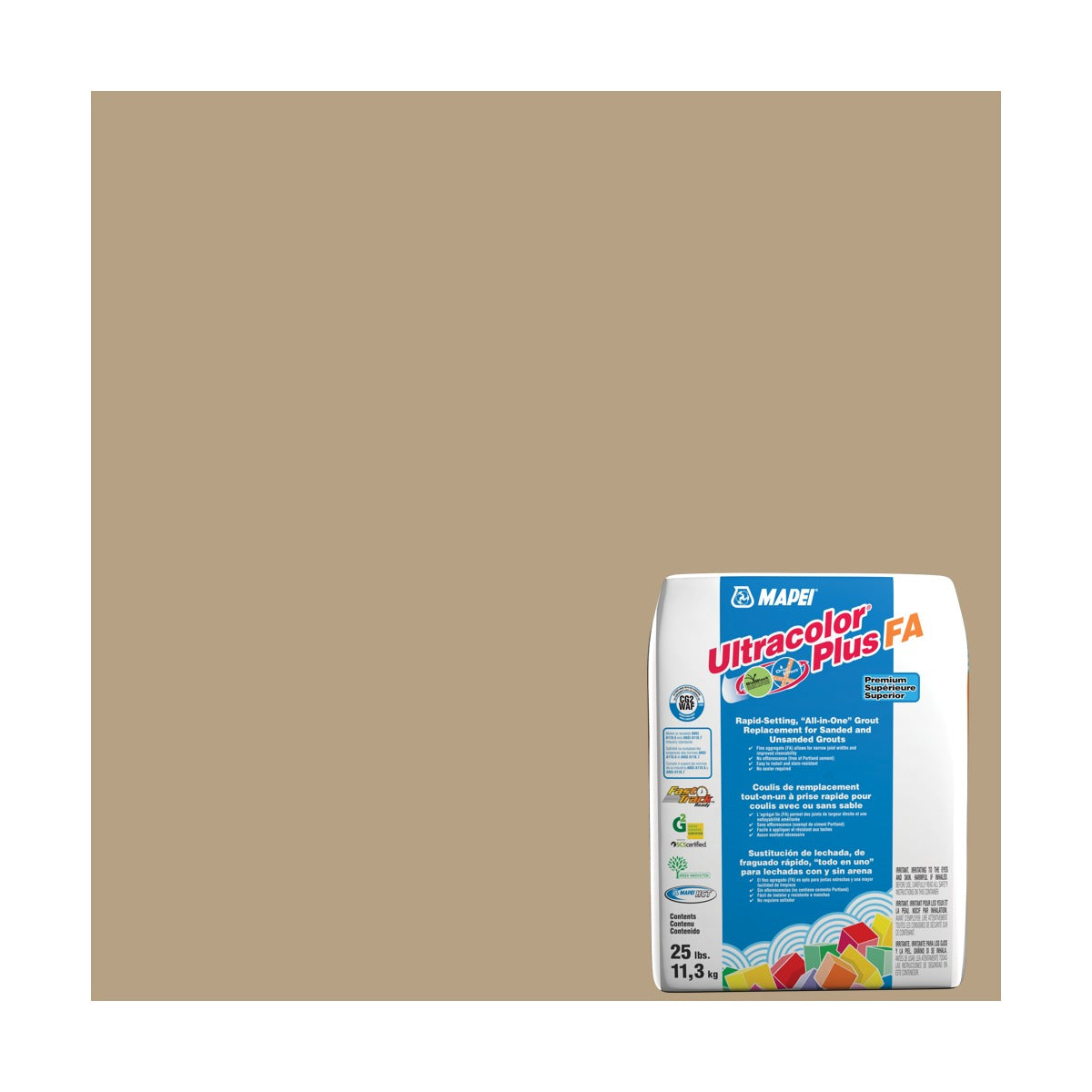 Mapei Ultracolor Plus FA #5044 Pale Umber 25 lb