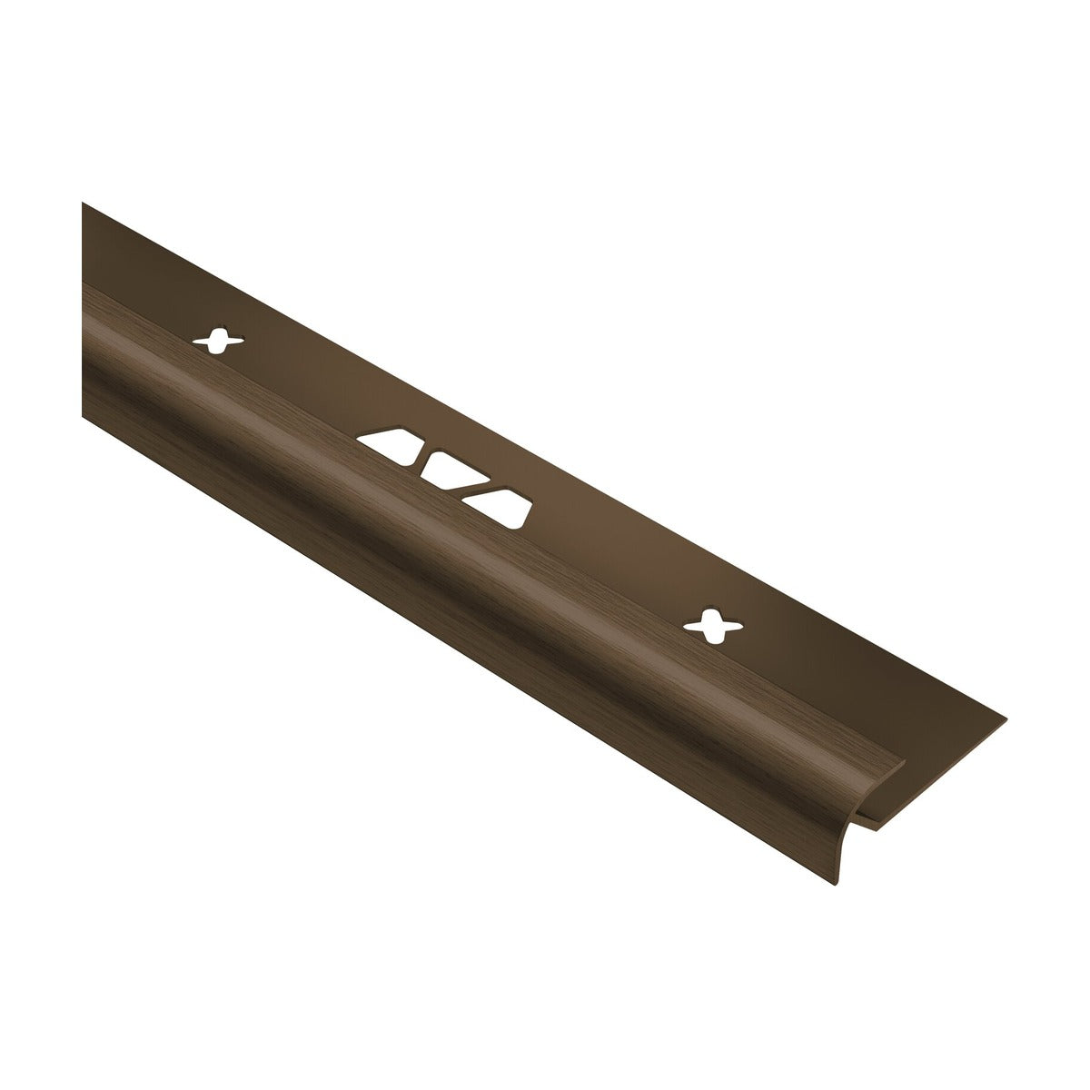 Schluter® VINPRO-RO Bullnose, Anodized Aluminum, Brushed Antique Bronze