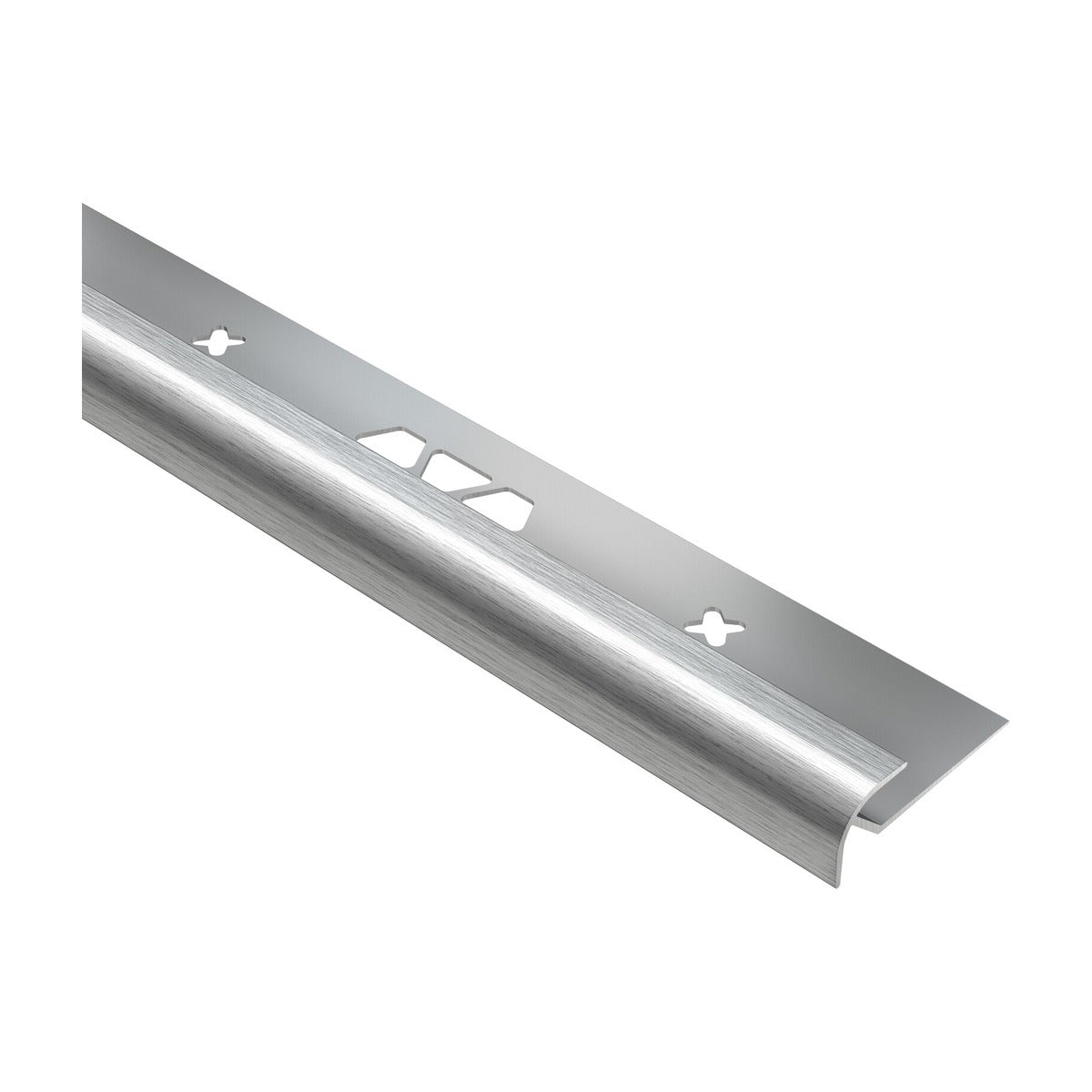 Schluter® VINPRO-RO Bullnose, Anodized Aluminum, Brushed Chrome
