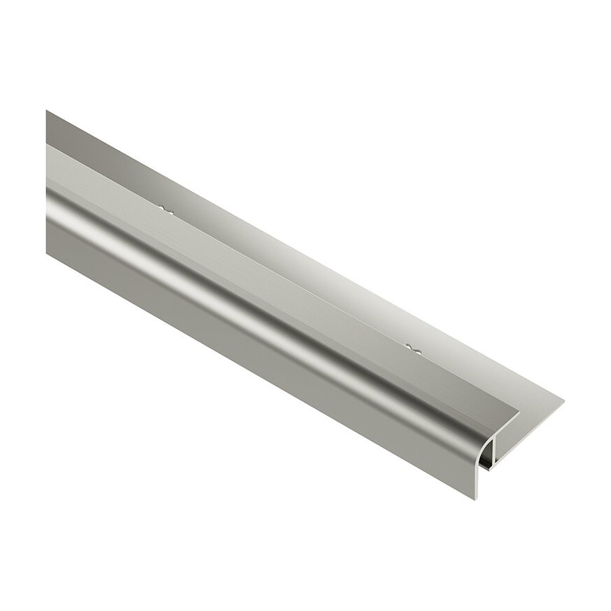 Schluter® VINPRO-RO Bullnose, Anodized Aluminum, Brushed Nickel