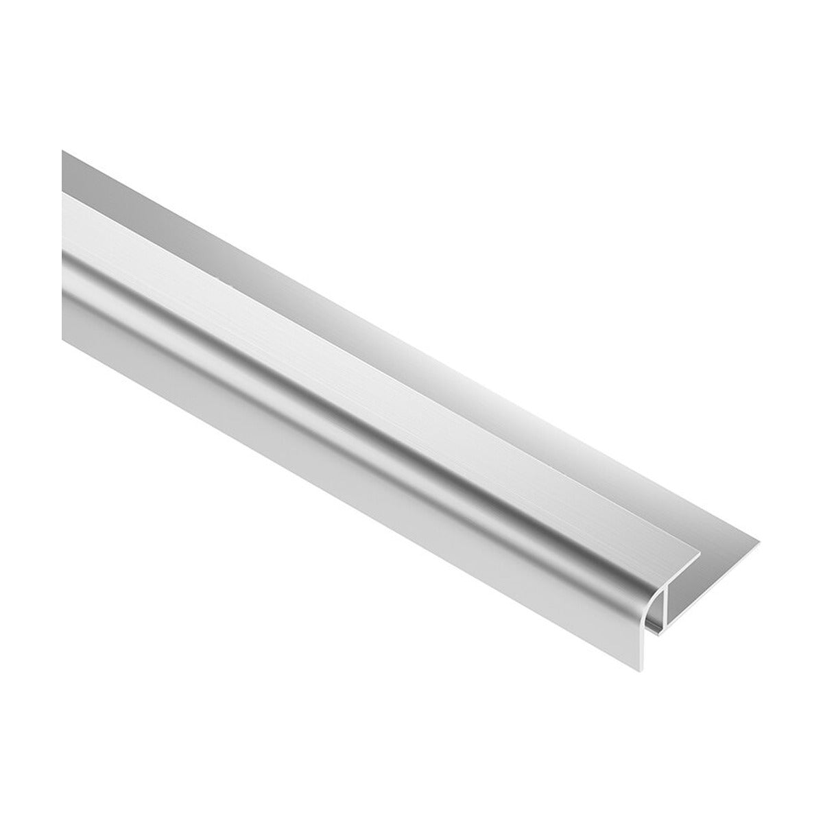 Schluter® VINPRO-RO Bullnose, Anodized Aluminum, Brushed Chrome