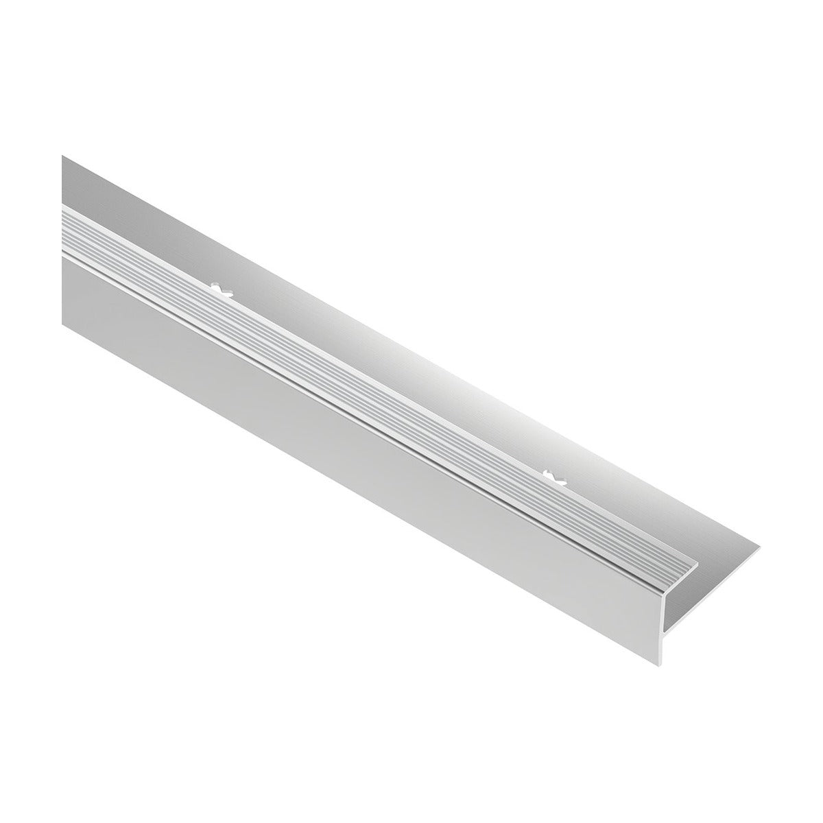 Schluter® VINPRO-STEP Profile, Anodized Aluminum, Brushed Chrome
