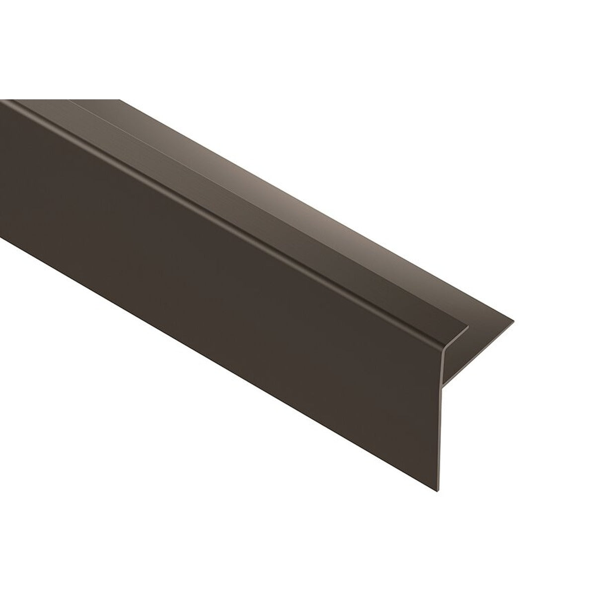 Schluter® VINPRO-STEP-R Profile, Anodized Aluminum, Brushed Antique Bronze