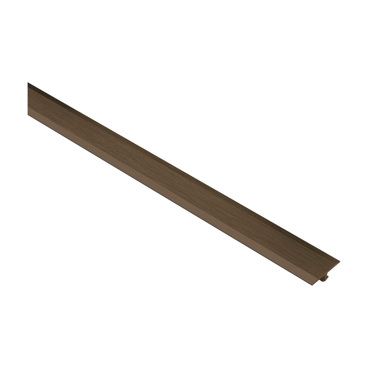 Schluter® VINPRO-T Transition, Anodized Aluminum, Brushed Antique Bronze