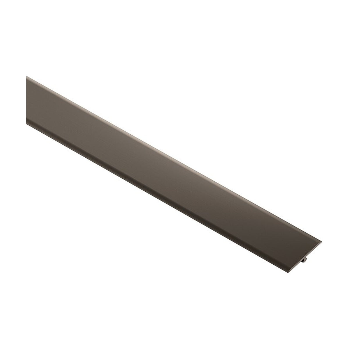 Schluter® VINPRO-T Transition, Anodized Aluminum, Brushed Antique Bronze