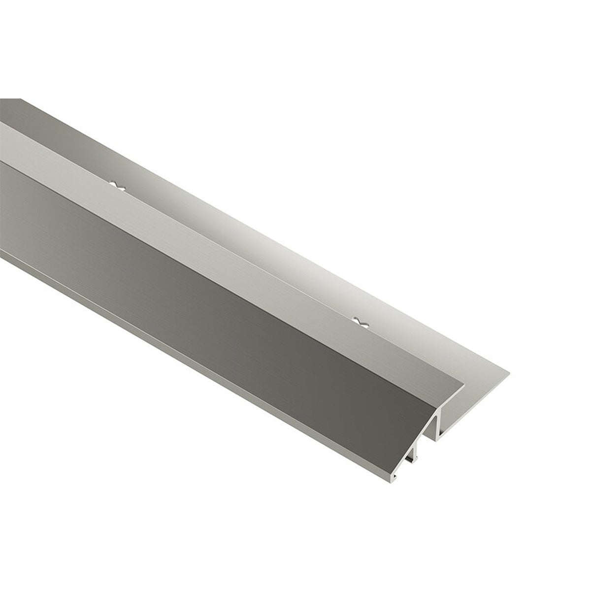Schluter® VINPRO-U Reducer, Anodized Aluminum, Brushed Nickel