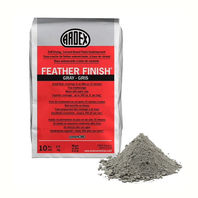 Ardex Feather Finish - Grey - Floor Prep - Custom Building Products
