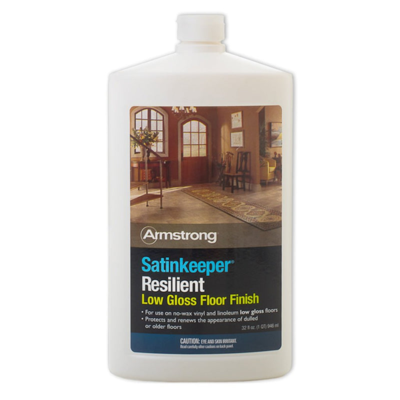 Armstrong Satinkeeper® Resilient Low Gloss Floor Finish, 32 oz. - Sealer - Armstrong