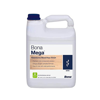 Bona Mega Hardwood Floor Finish 1 gallon (Satin) - Cleaner - Bona