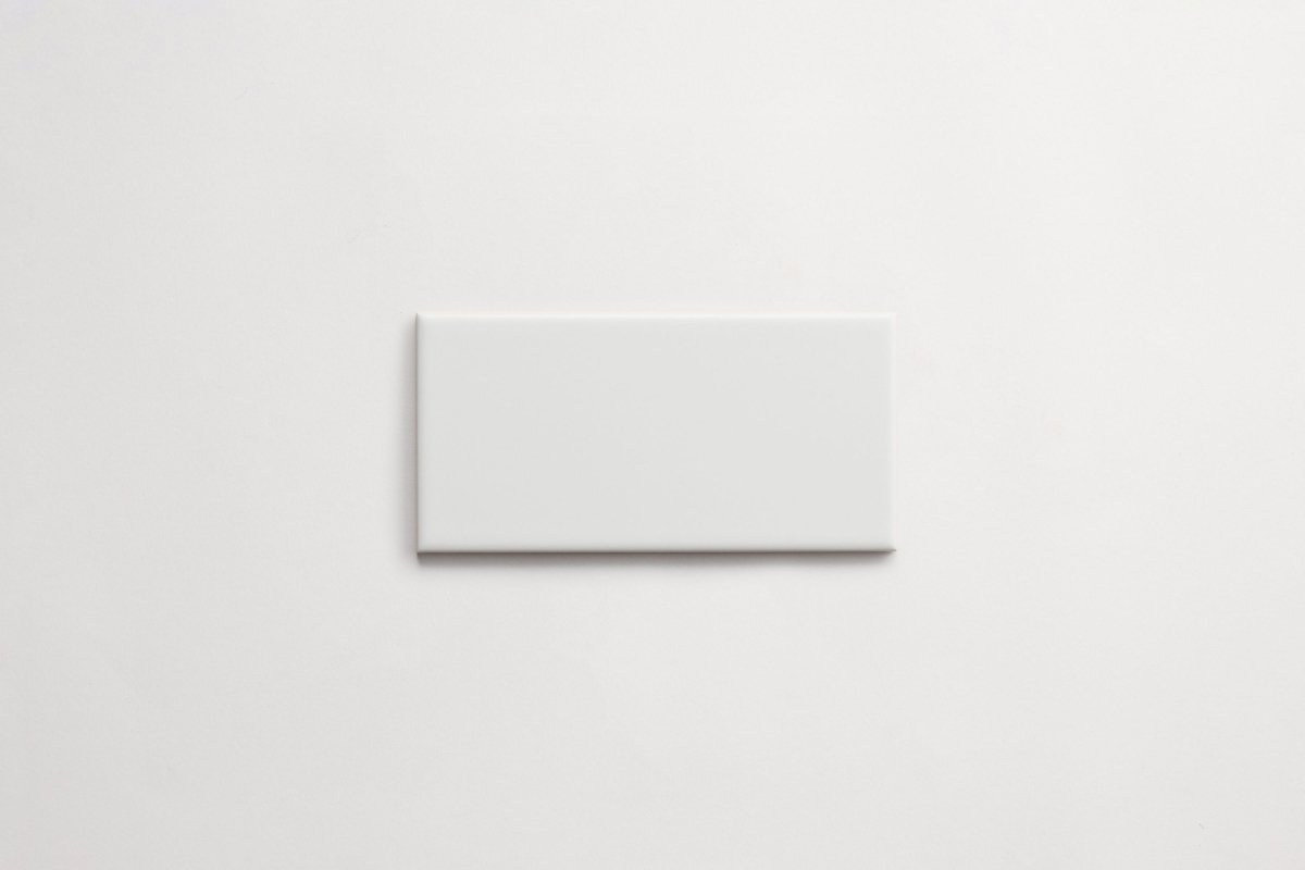 Ceramic Wall Tile 3” x 6" (White Matte) - Tile - Dal Tile