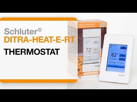 Thermostat Installation Ditra Heat Wifi Thermostat Manual Schluter