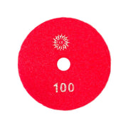 Polishing Pads - 100 Gritt - Red (4") - Accessories - Apollo Stone Art Co. Ltd