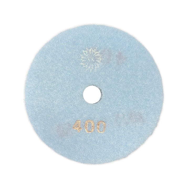 Polishing Pads - 400 Gritt - Blue (4") - Accessories - Apollo Stone Art Co. Ltd