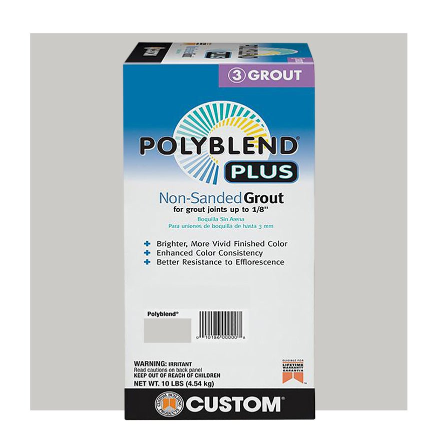Polyblend®Plus Non-Sanded Grout (10lbs) - Grout - Custom Building Products