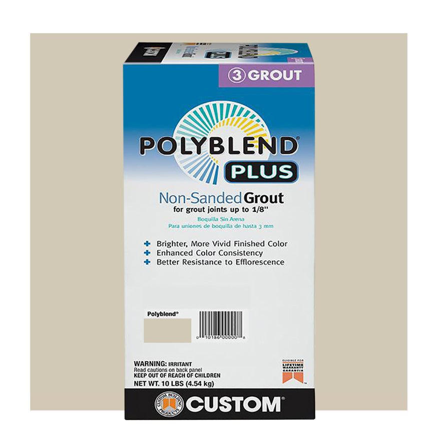 Polyblend®Plus Non-Sanded Grout (10lbs) - Grout - Custom Building Products