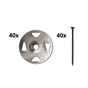 Schluter Kerdi Board Screw + Washer Set (40 pieces) - Accessories - Schluter